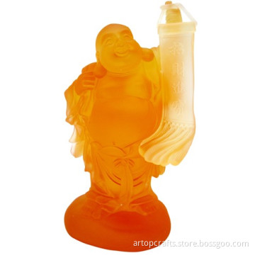 the smiling and wealth buddha